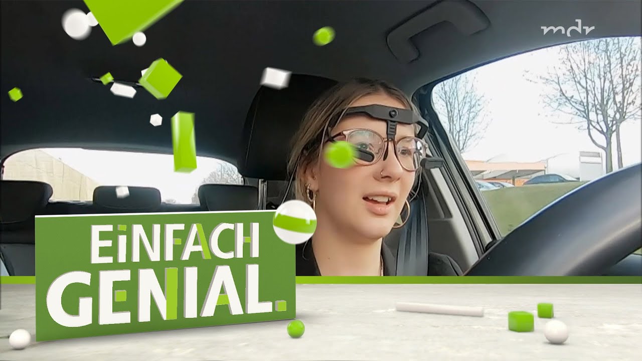 Fahrschulbrille mit Eye-Tracking: Zeichnet auf, wo der Fahrschüler hinschaut | Einfach genial | MDR
