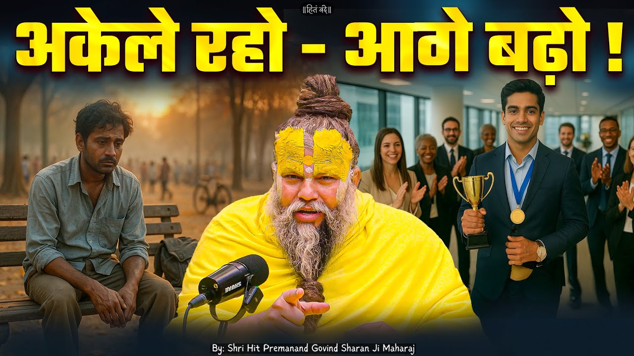 अकेले रहो - आगे बढ़ो ! // Shri Hit Premanand Ji Maharaj