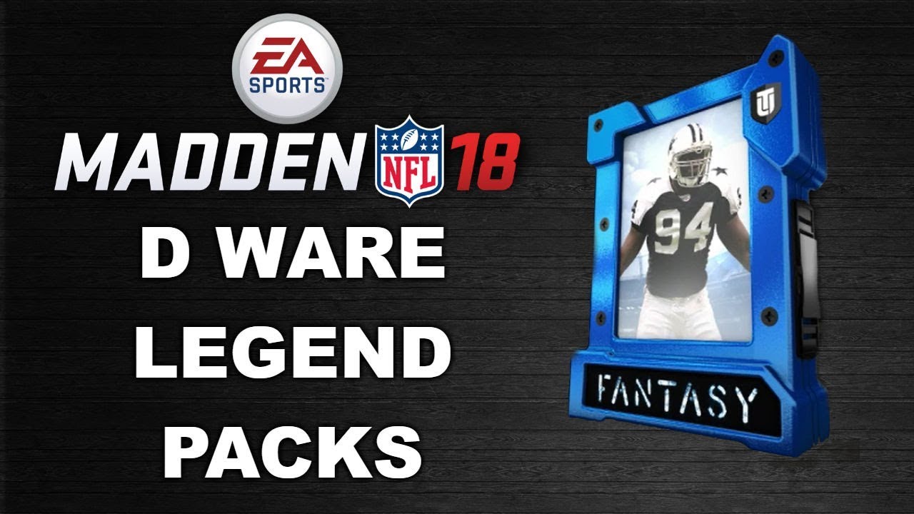 D-WARE LEGEND IN PACKS! LEGENDARY FANTASY PACK OPENING | MUT 18