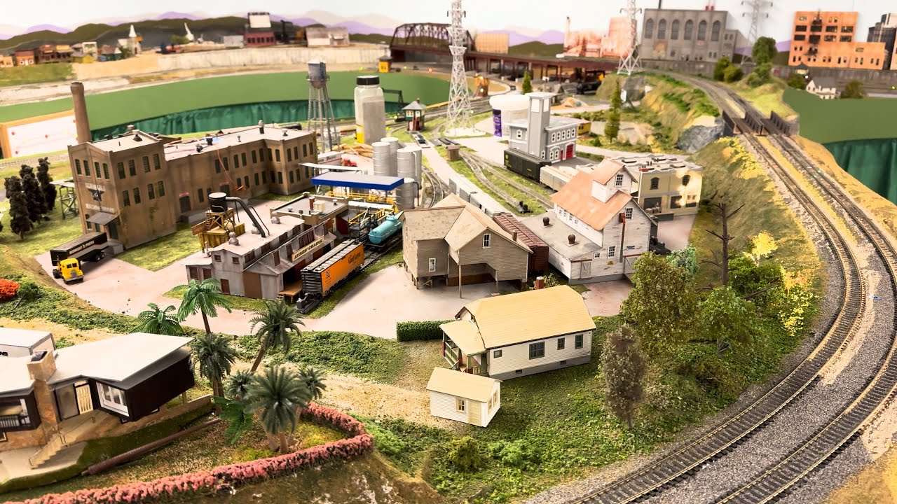 Titusville Area Model Railroad Club HO Scale Model Train Layout