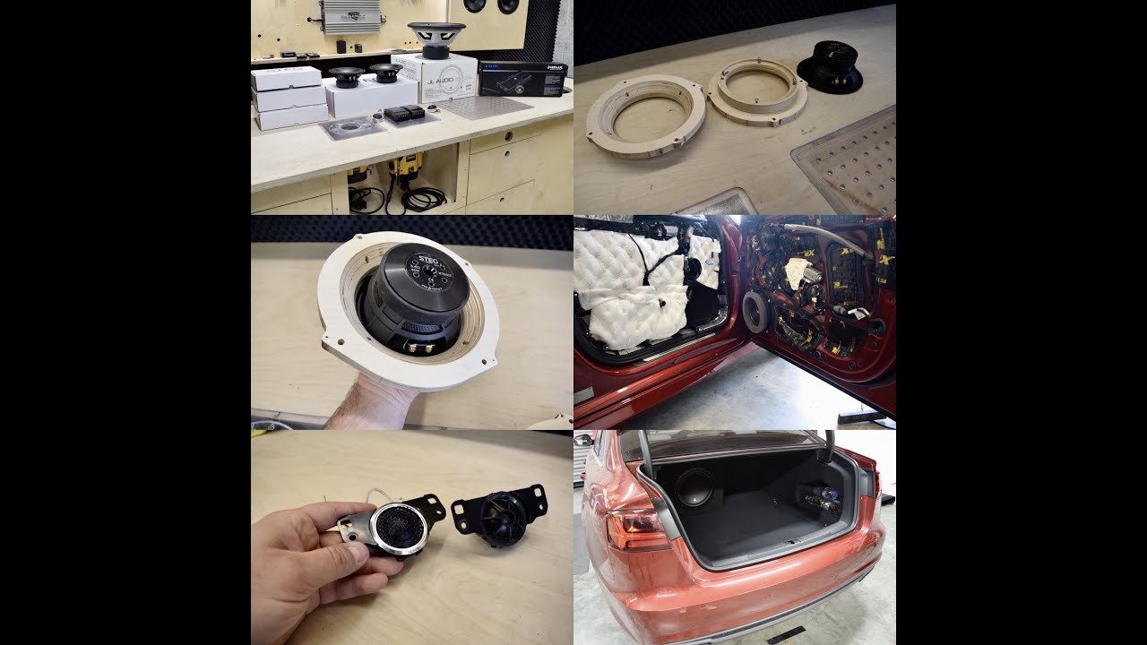 Audi A6 C7 Simple Daily Audio System Upgrade - Worst Rattle Ever! - Steg, JL Audio, Helix