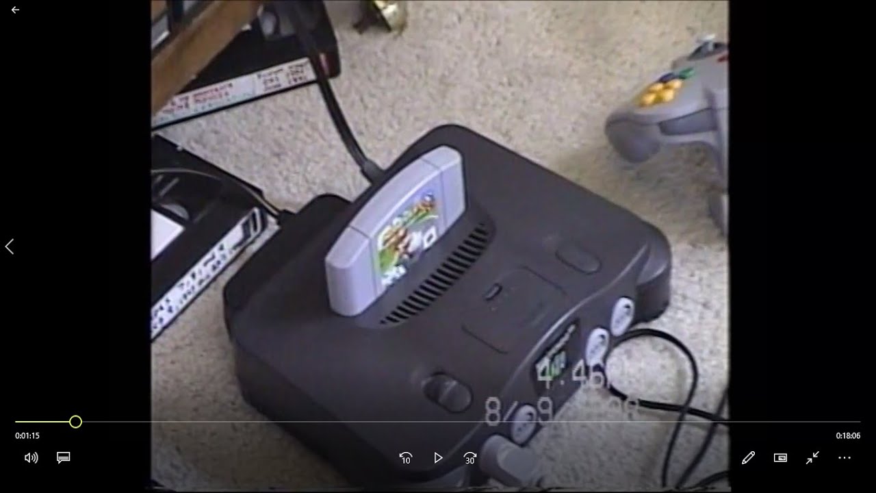 Август 1998 г. Купил Nintendo 64 и мне исполнилось 28 лет!