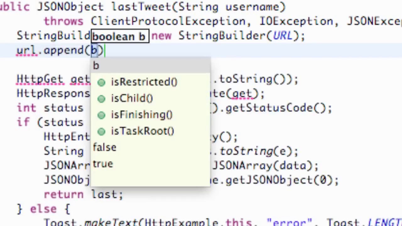 Android Developing Applications Tutorial 152 Appending with StringBuilder