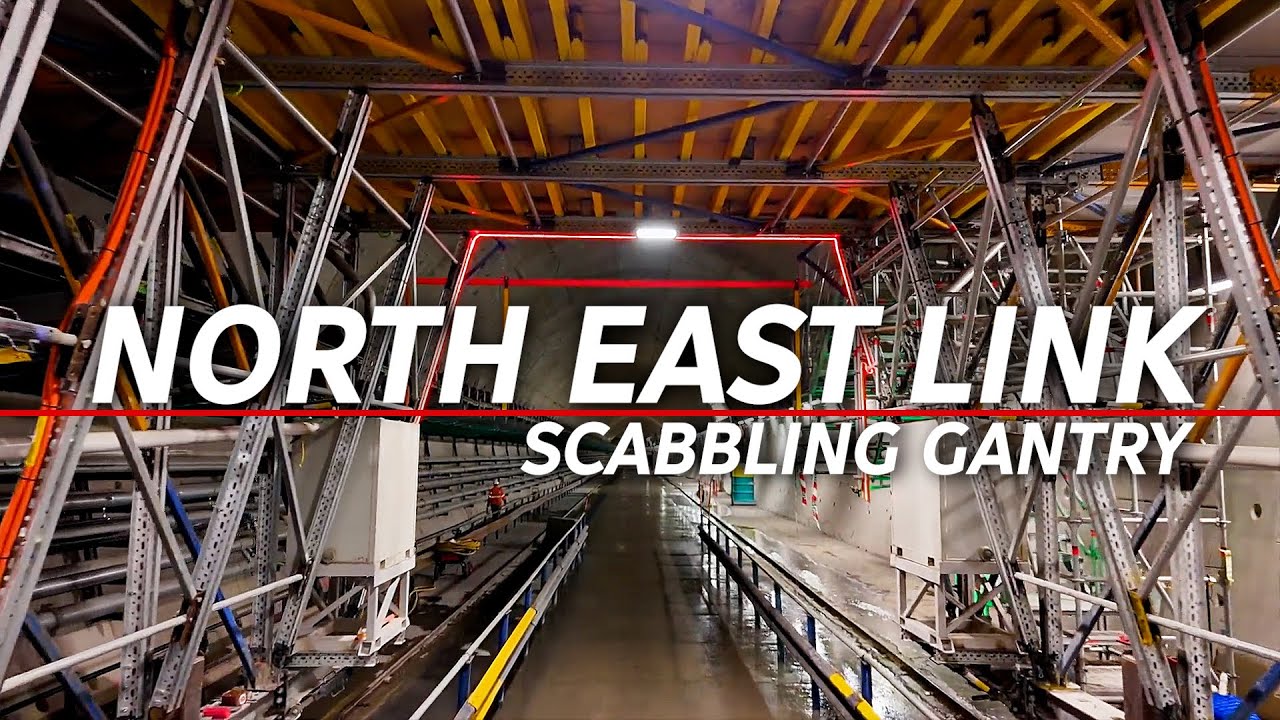North East Link | Scabbling Gantry
