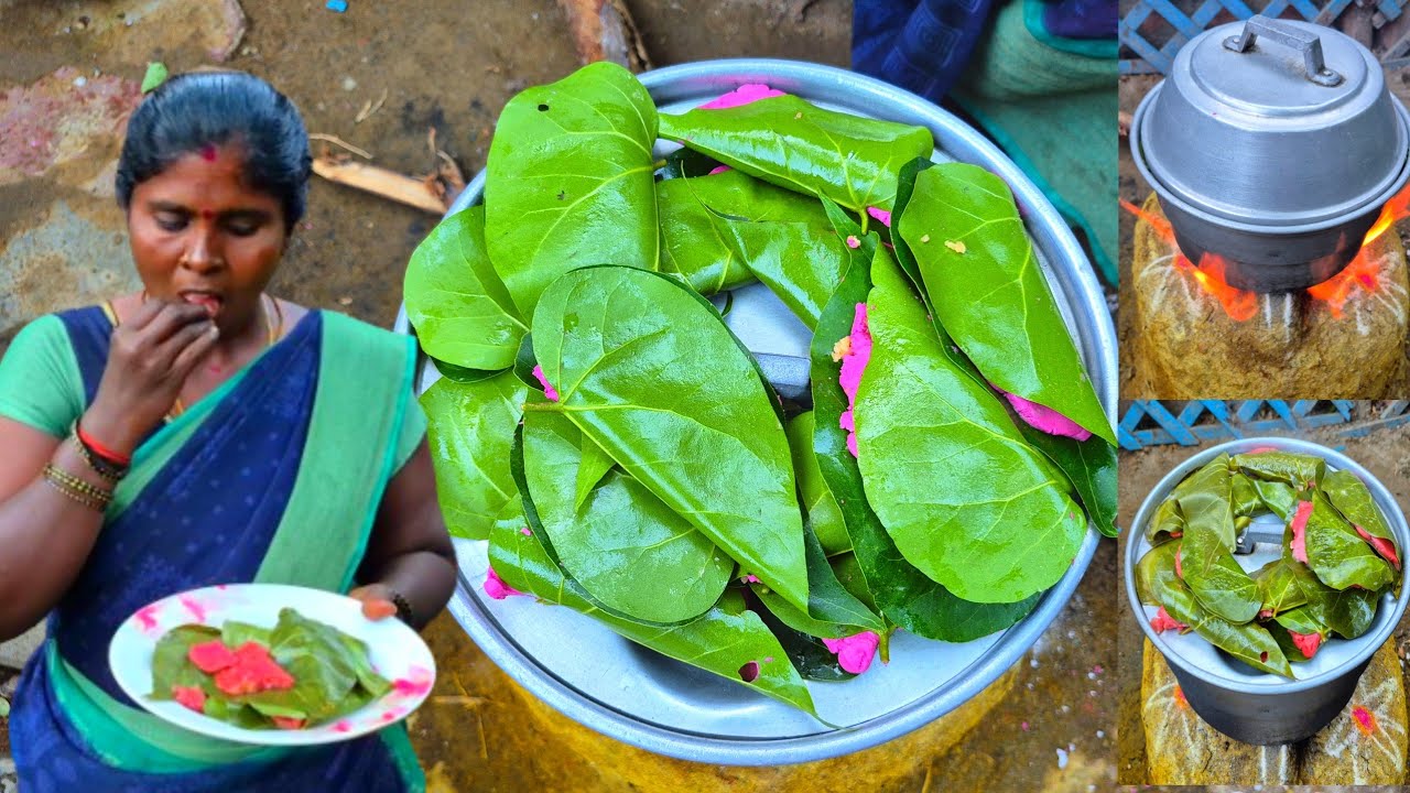 கிராமத்து பூவரச இலை கொழுக்கட்டை / Village style poovarasa leaf kozhukattai recipe