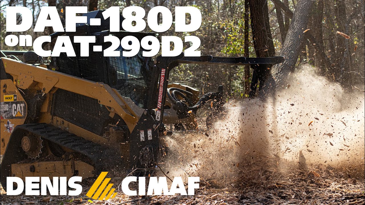 CAT299D2 - DAF-180D - Maintains Roadside, Fence Rows, Infrastructure, Farms and Ranch - DENIS CIMAF