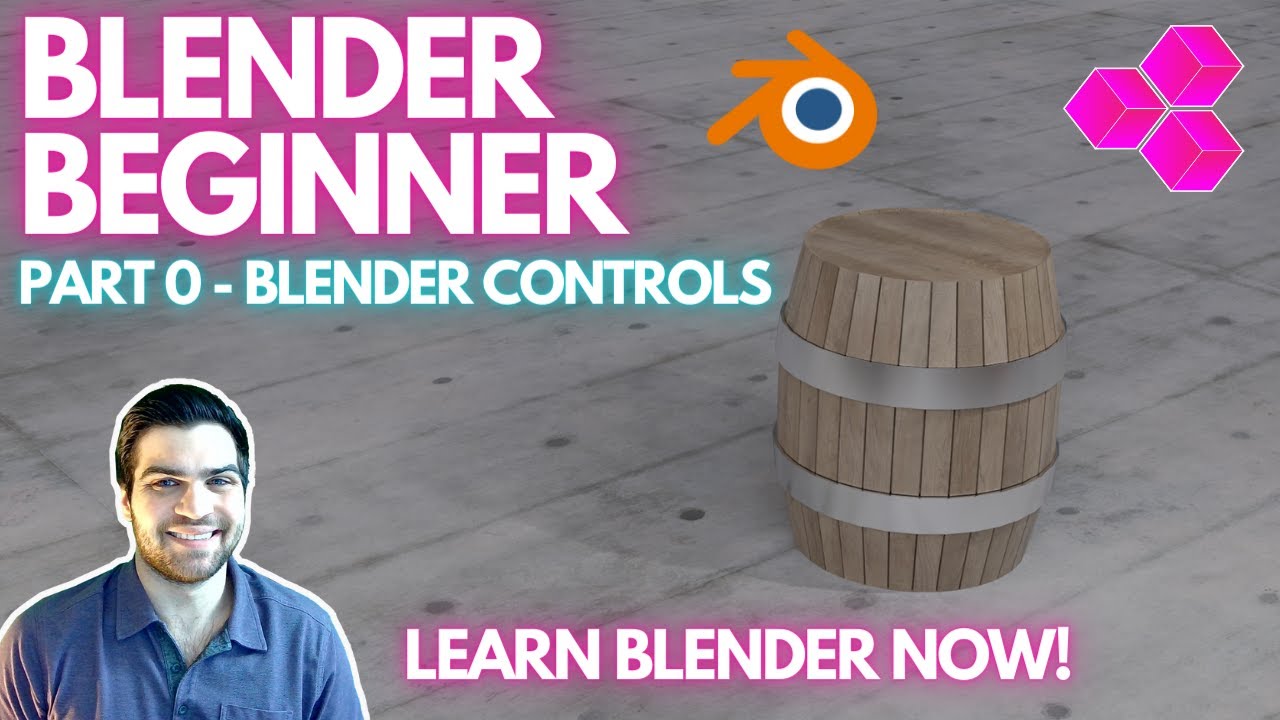 LEARN BLENDER NOW! Part 0 - Navigation and Controls!