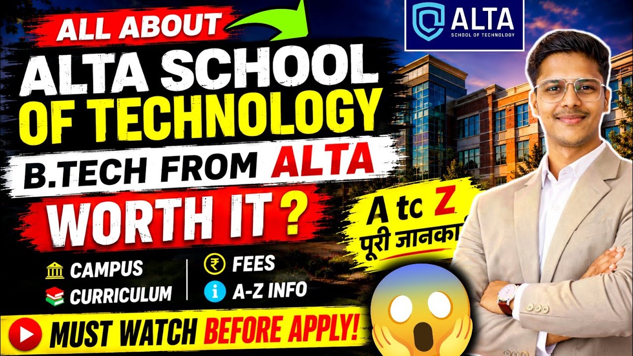 Alta School of Technology 😱| Worth it❓| Review & Admission Process | Scholarship & Campus, Asat Exam