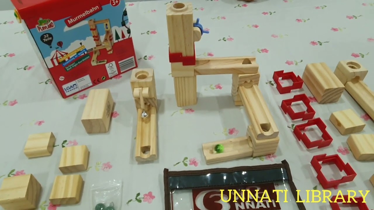 How to Play Marble run game from Unnati Library