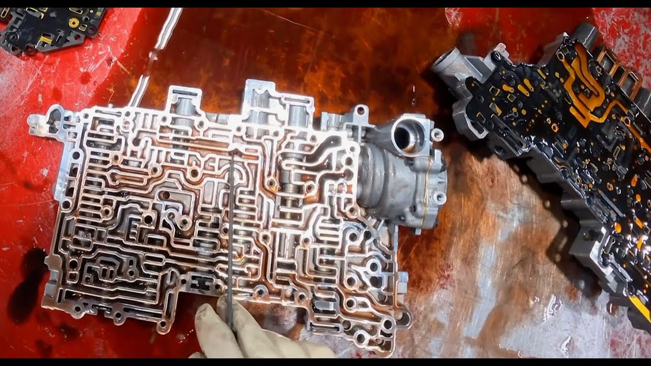 8L90 Valve Body Disassembly