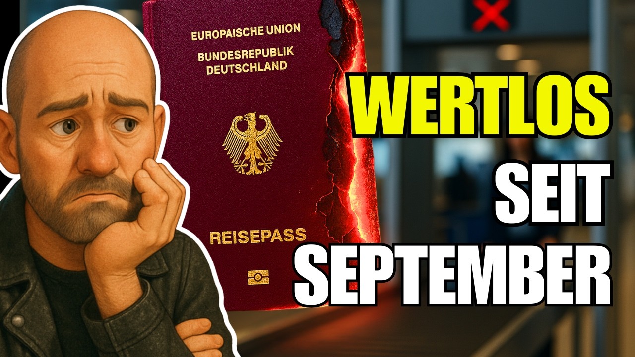 Deutscher Pass entwertet: 10 L&auml;nder stoppen Einreise ab September!