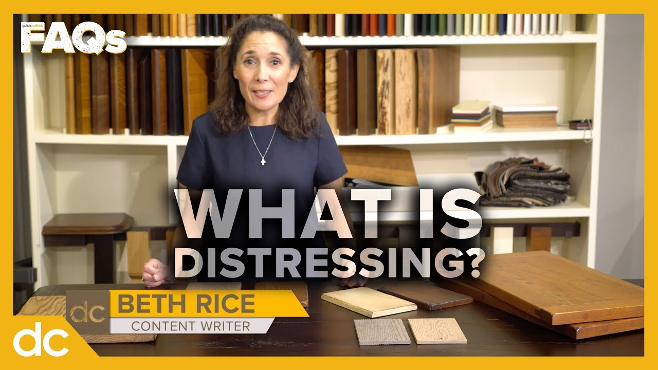 Wood Distressing: The Amish Techniques [Furniture FAQ]