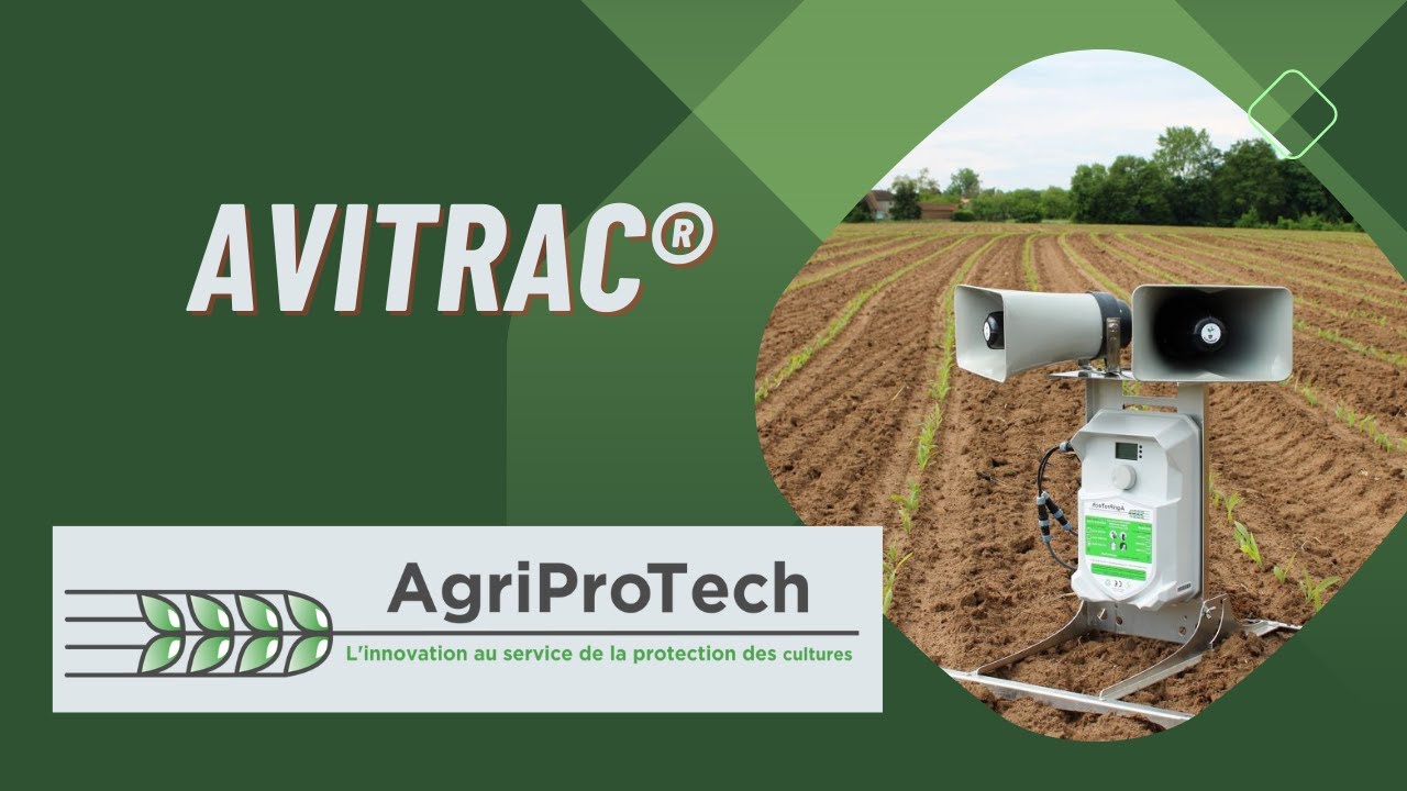 AviTrac® AVT18S V2 - Effaroucheur sonore professionnel 100% autonome - AgriProTech