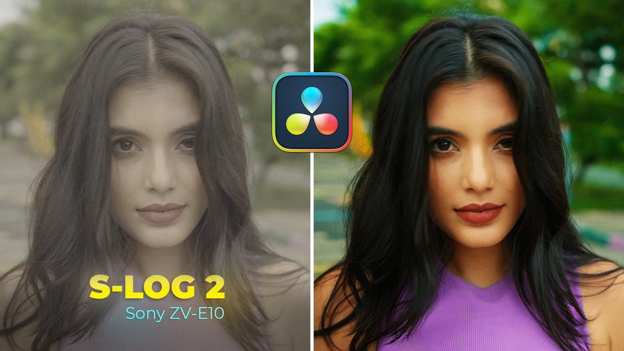DaVinci Resolve Color Grading Tutorial | How to Color Grade Sony S-Log2 | DWG + CST Workflow
