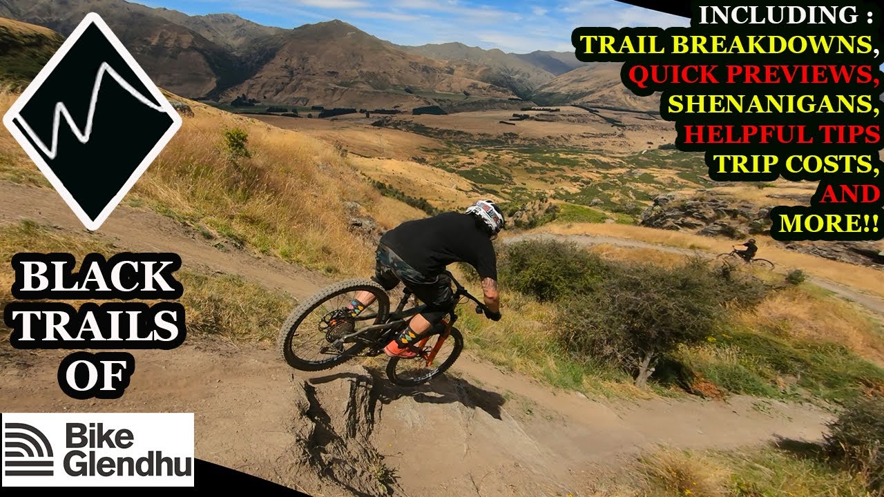Bike Glendhu Bike Park Black Trails - Dark Matter and Methane Train in Wanaka