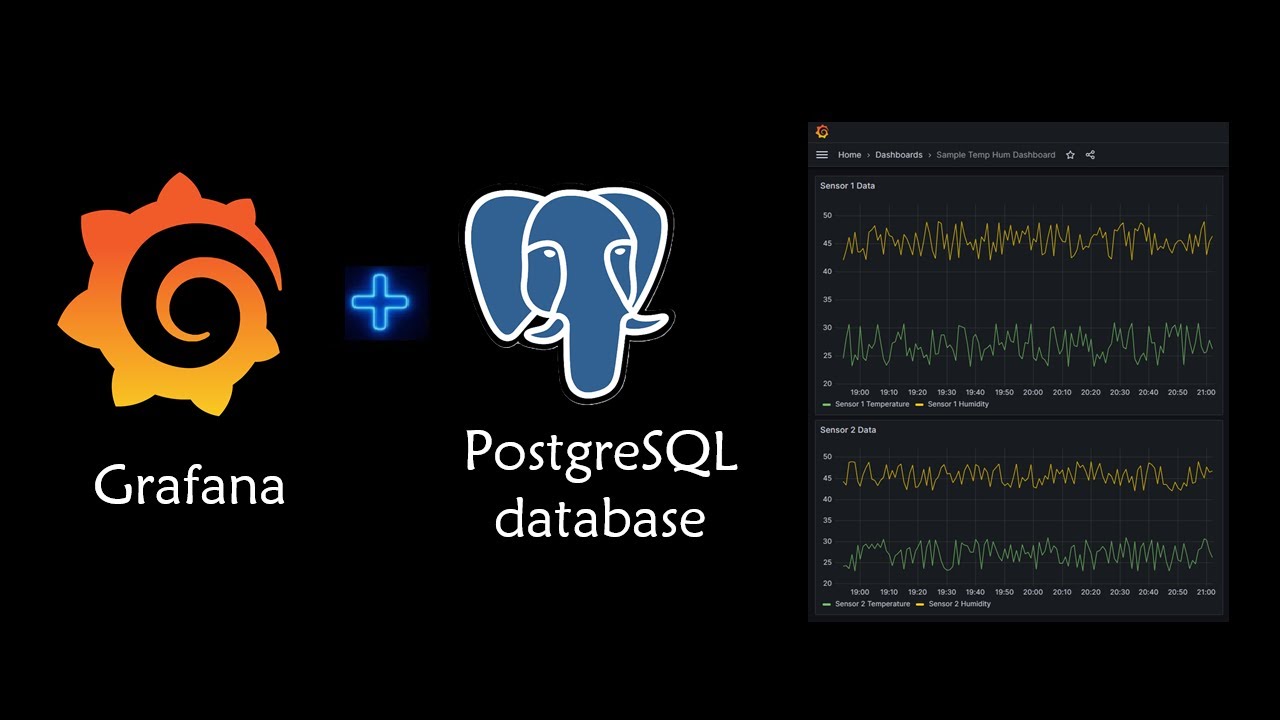 Connect Grafana with PostgreSQL for time series visualization