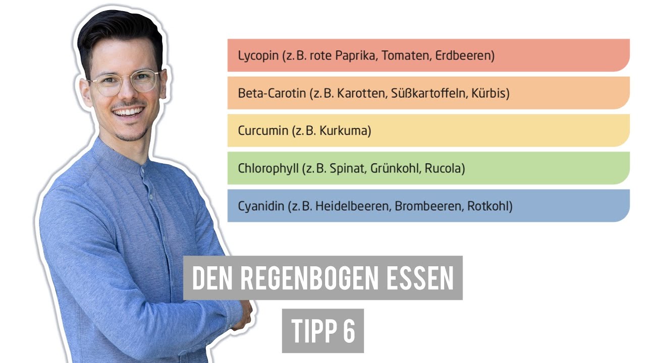 Sekundäre Pflanzenstoffe - möglichst bunt essen • Tipp 6/10 für eine gesunde vegane Ernährung