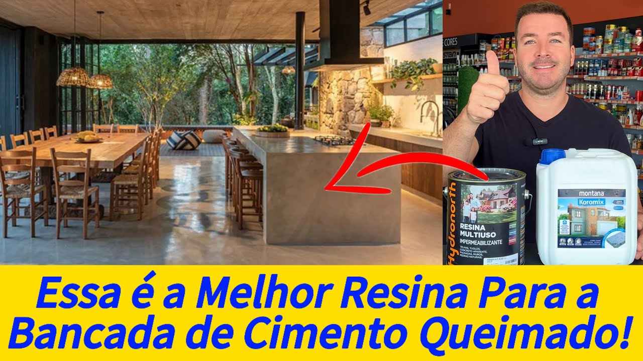Qual é a Melhor Resina Para se Aplicar em Bancadas de Concreto Cimento Queimado?