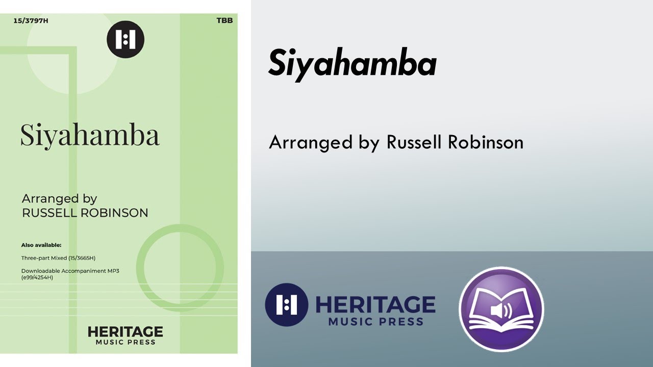 Siyahamba (TBB) - Russell Robinson