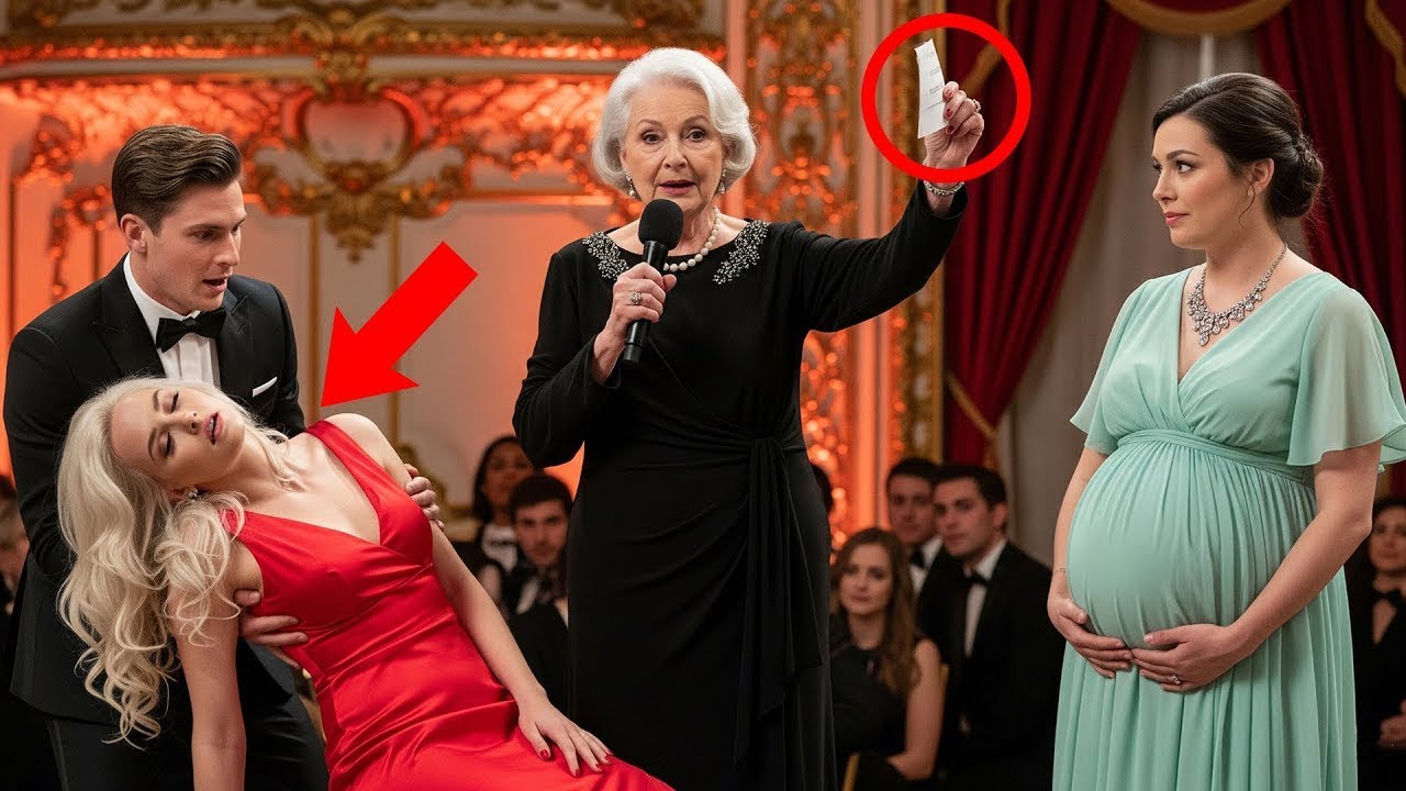 Millionaire Mocked His Pregnant Wife at Gala for “Not Fitting In” — His Mistress Fainted When