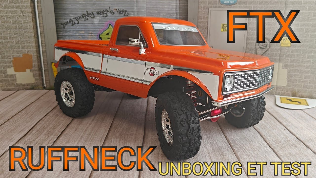 UNBOXING FTX RUFFTECK 1/10 BRUSHLESS RTR 4X4 CRAWLER . TEST ET ESSAI en français