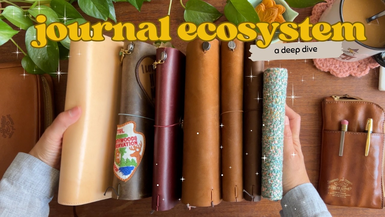 💫&nbsp;how I use my journals and why | hobonichi, traveler&rsquo;s notebook | my journal ecosystem 2025 🌿