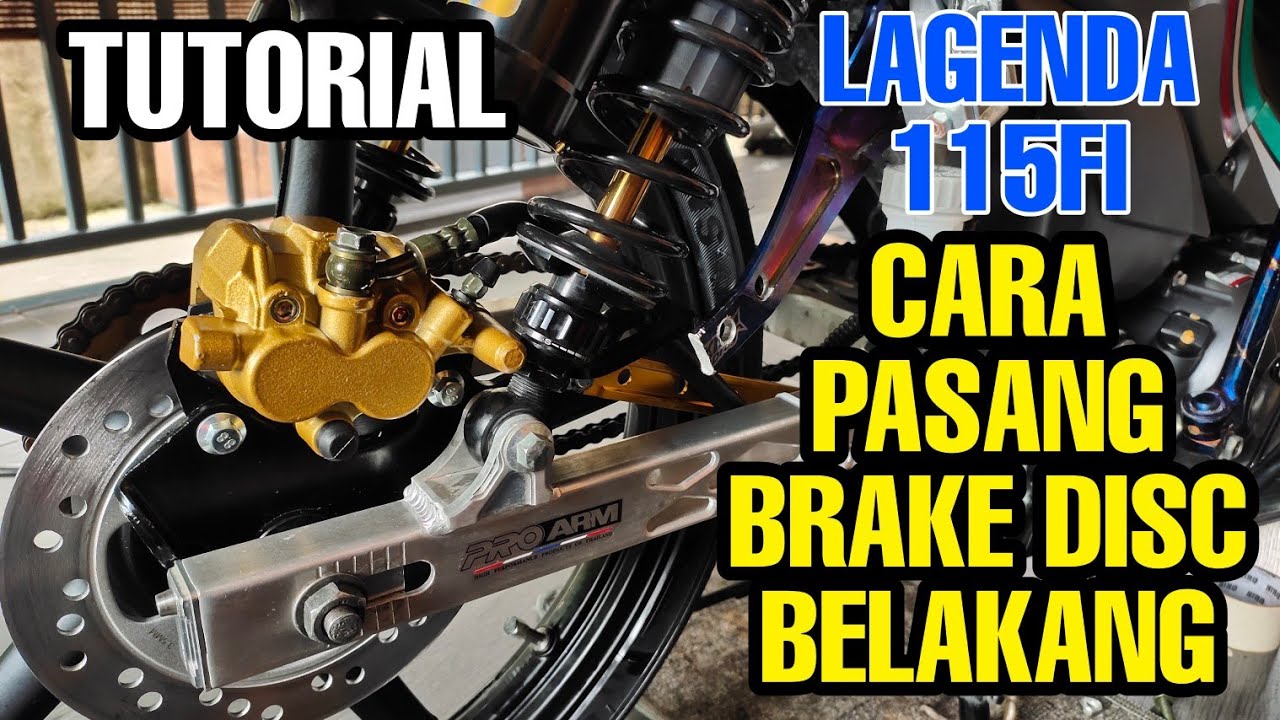 #697 LAGENDA 115FI PASANG DISC BRAKE BELAKANG! | TUTORIAL!