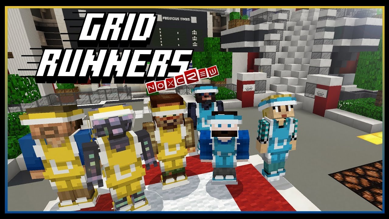Grid Runners w/ Friends | Minecraft Mini-Games