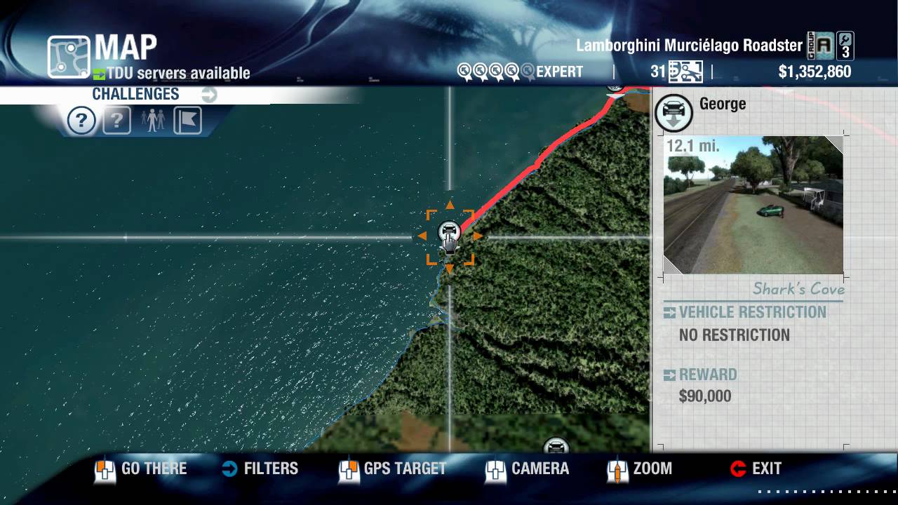 Test Drive Unlimited PC Vehicle Transport Locator in HD