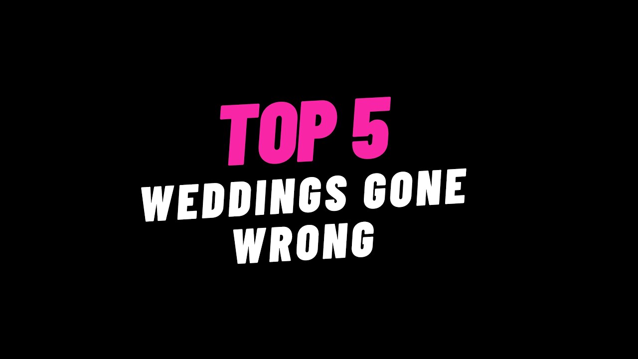 Bold and the Beautiful - Top 5 Weddings Gone Wrong
