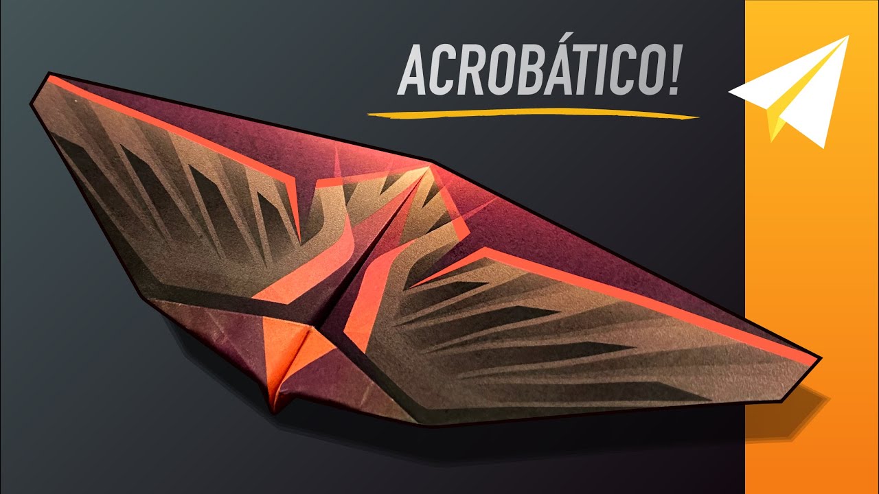 ¡EL MEJOR Avión de Papel Vuela POR SIEMPRE! — Cómo hacer un increíble diseño de planeador — Raven