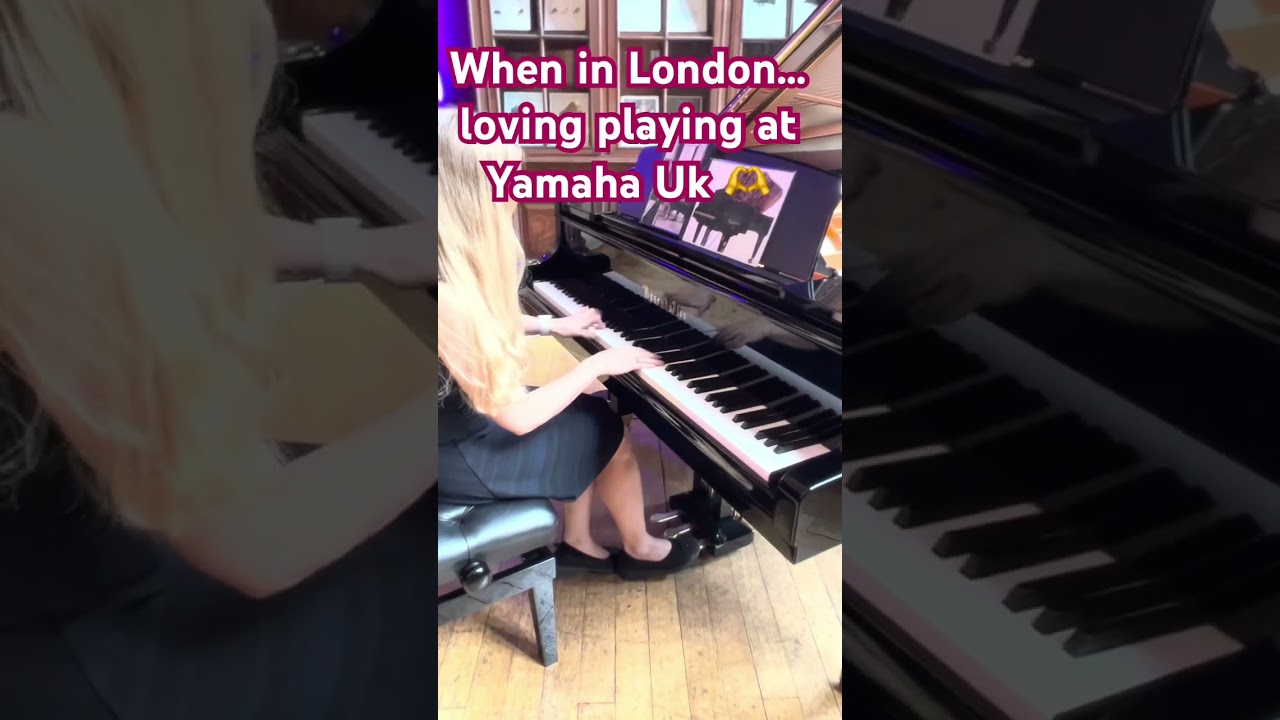 Loving playing piano at Yamaha London #piano #yamaha #pianomusic #pianist #music #pianoforte #cover