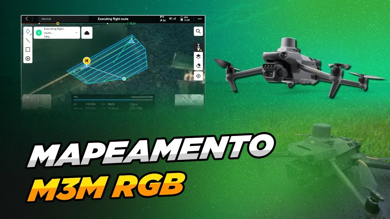 TÉCNICAS DE MAPEAMENTO AÉREO COM O DRONE DJI MAVIC 3 | OBTENDO FOTOS RGB