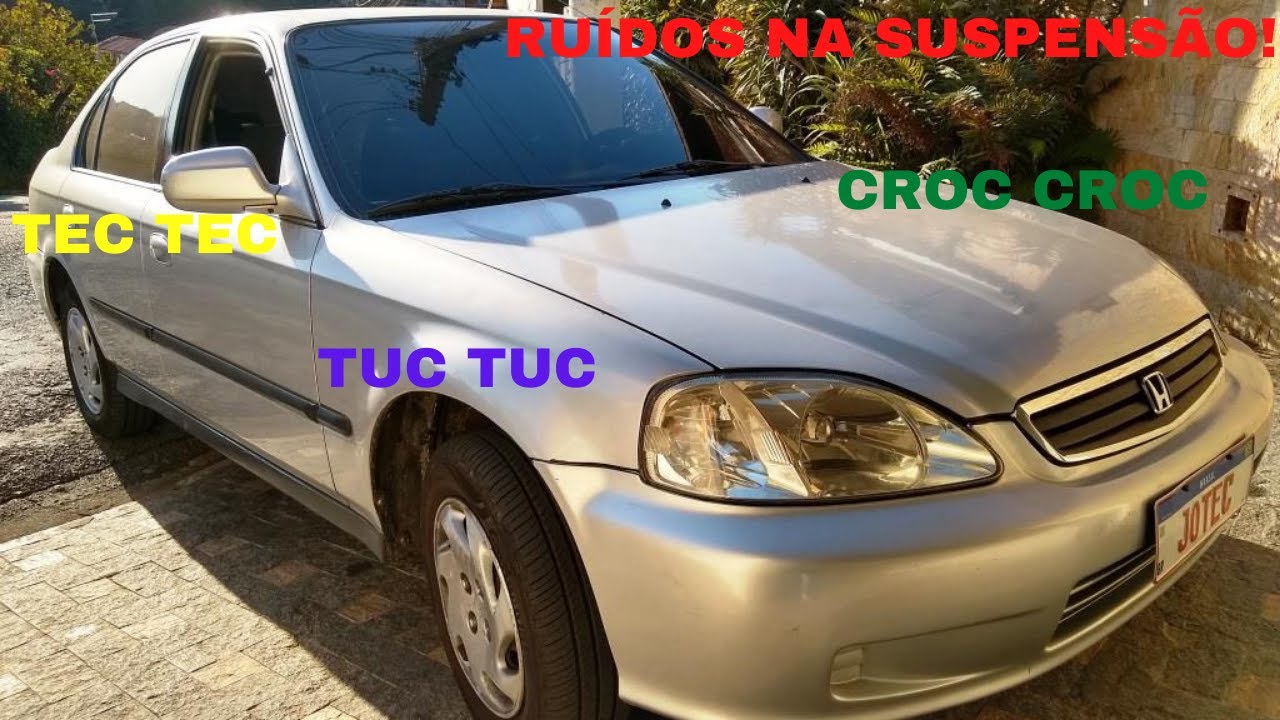 Honda Civic 1999 Vendido - Suspensão *É Possível Eliminar Todos Ruídos*