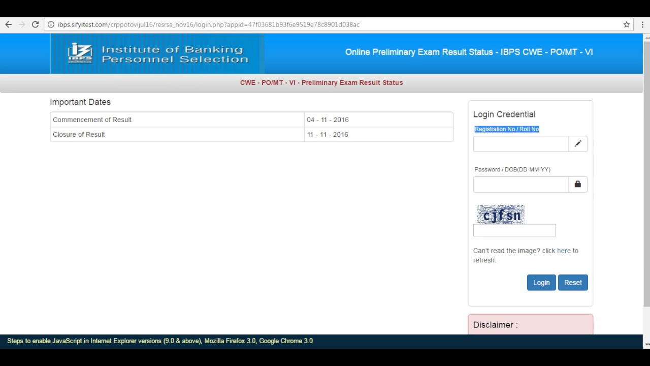 How to Check IBPS CWE PO/MT VI Pre Result 2018 in Hindi?