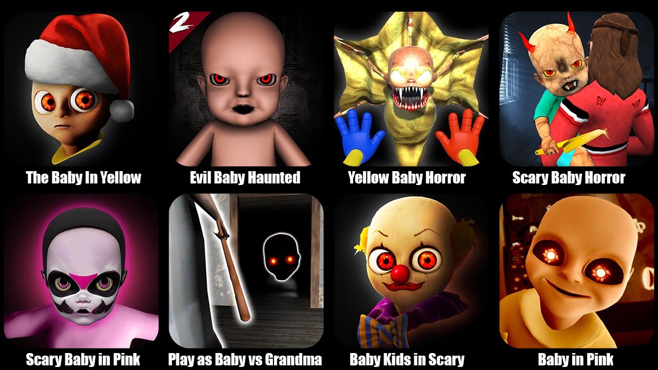 The Baby In Yellow,Evil Baby Haunted Horror House,Yellow Baby Horror Hide and Seek,Scary Baby in Pin