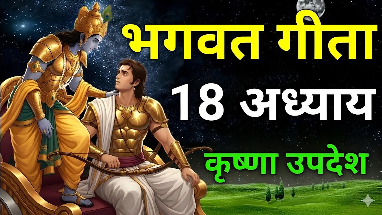 सम्पूर्ण गीता सार  18 अध्याय | krishna updesh | krishna | Geeta | geeta sar Hindi | #bhagwargeeta