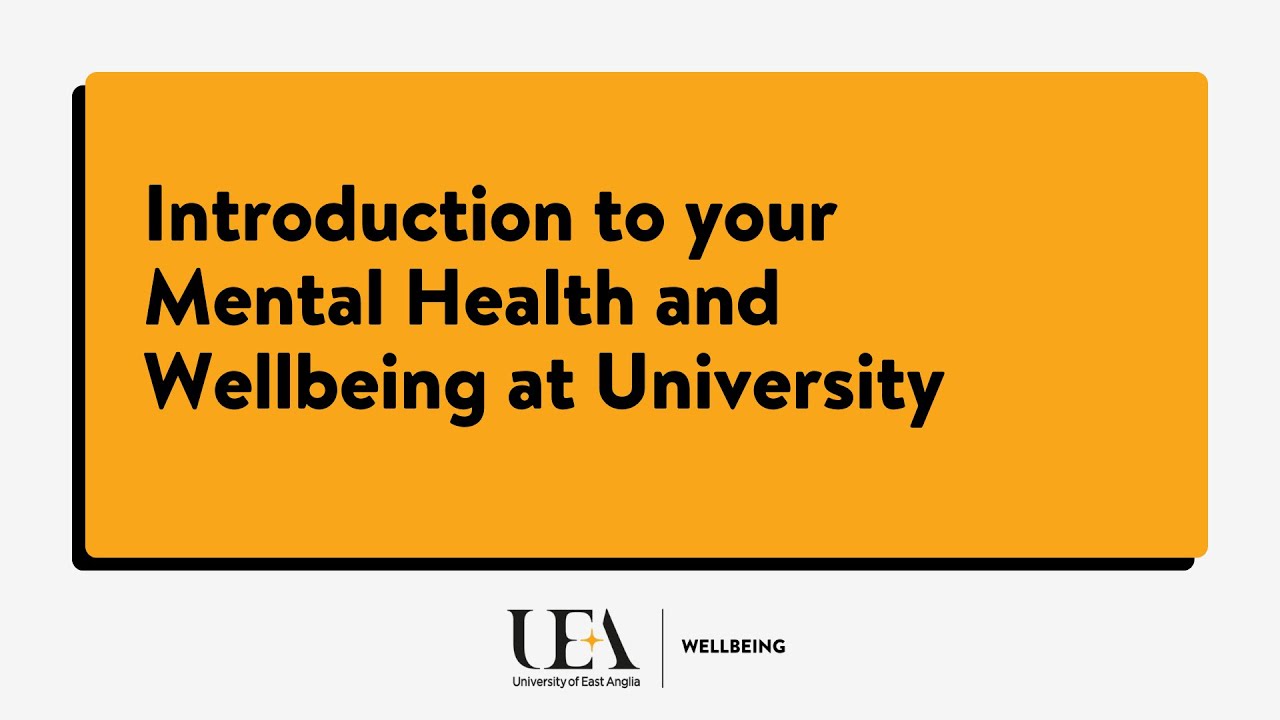 Introduction to your Mental Health and Wellbeing at University