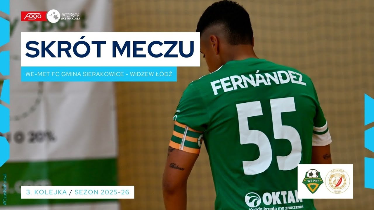 We-Met FC Gmina Sierakowice - Widzew Łódź 6:1 | SKRÓT | 3. kolejka (2025/26)
