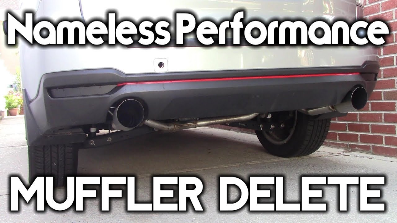 Nameless Performance Muffler Delete VS 5