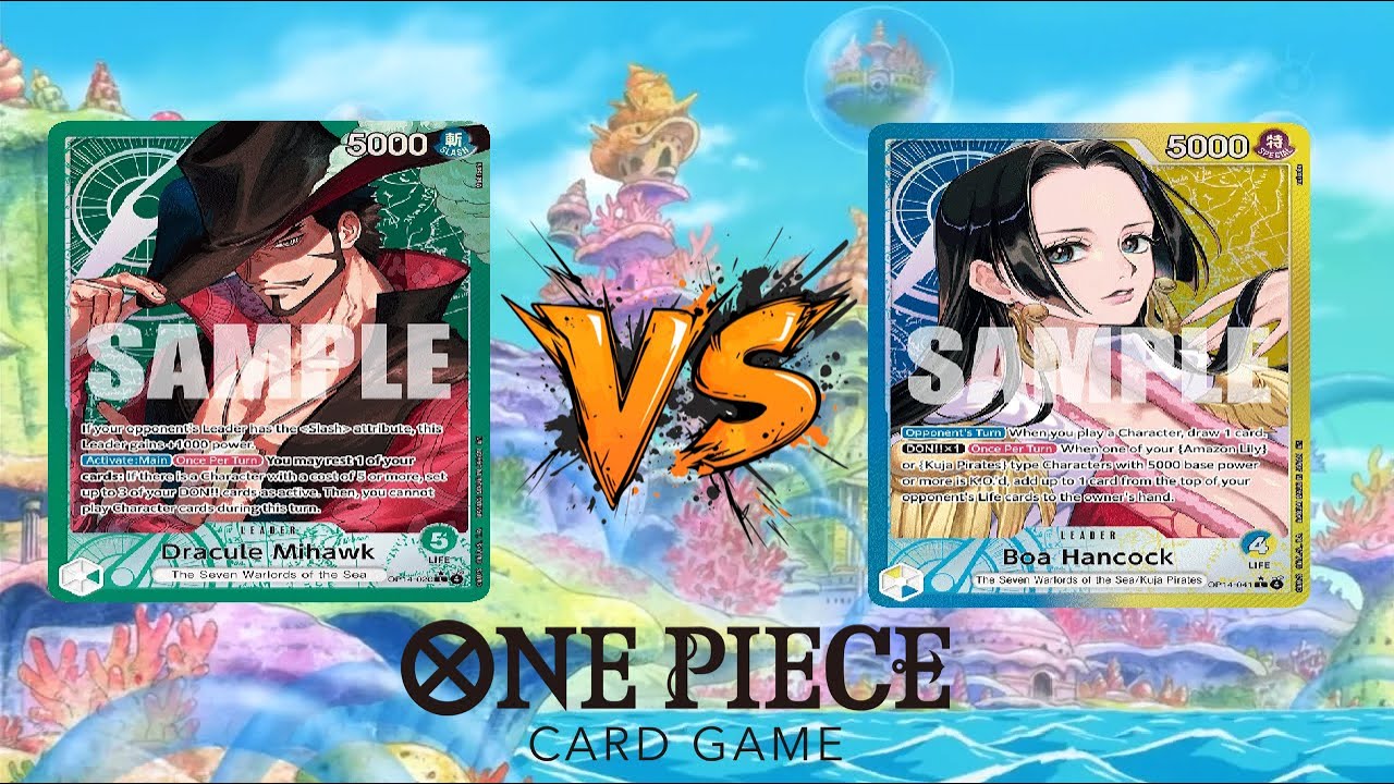 OP14 LOCALS GAMEPLAY FINAL - GREEN MIHAWK VS UY BOA HANCOCK