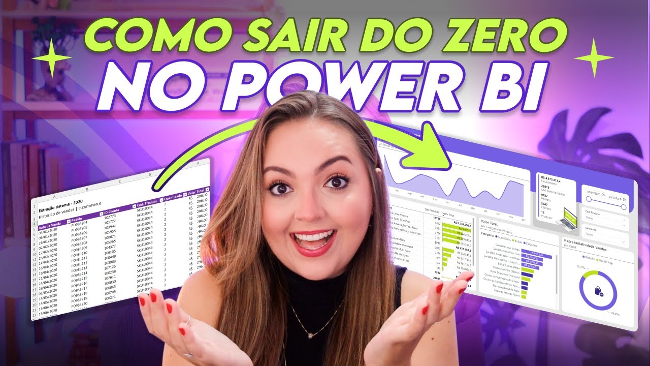 Saia do ZERO no POWER BI em uma ÚNICA Aula (Curso Básico de Power BI)