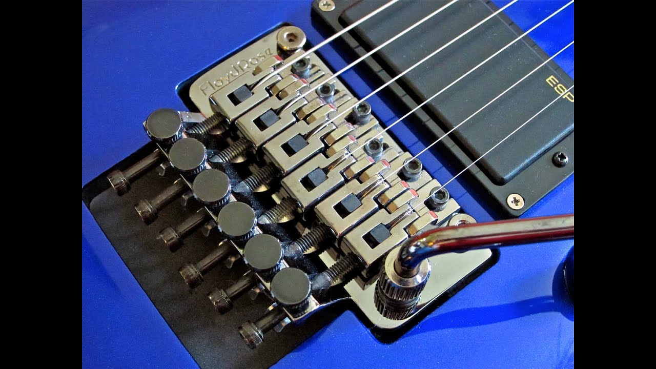 Montagem de ponte com micro afinação, Floyd, Flutuante de Guitarra. T