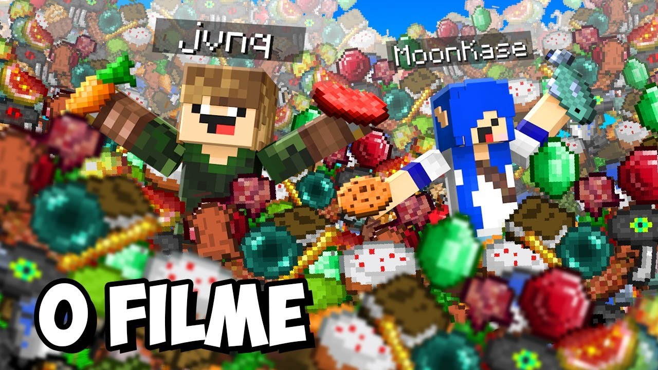 Coletando 1000 Itens do Minecraft | Filme