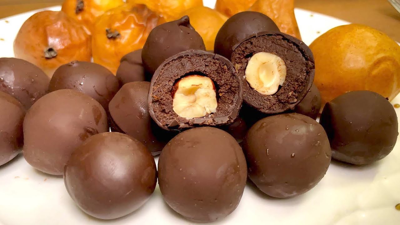 Шоколадные сладости 😋! БЕЗ сахара! Вкусные домашние КОНФЕТЫ за 15 минут!