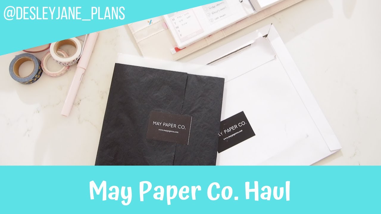 A lovely little haul from May Paper Co.
