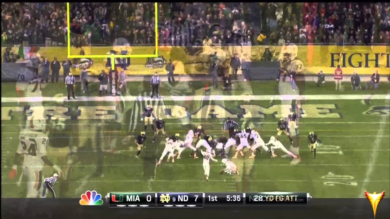 Miami Hurricanes vs. Norte Dame (2012) - Hurricane FlashForward 1st Half