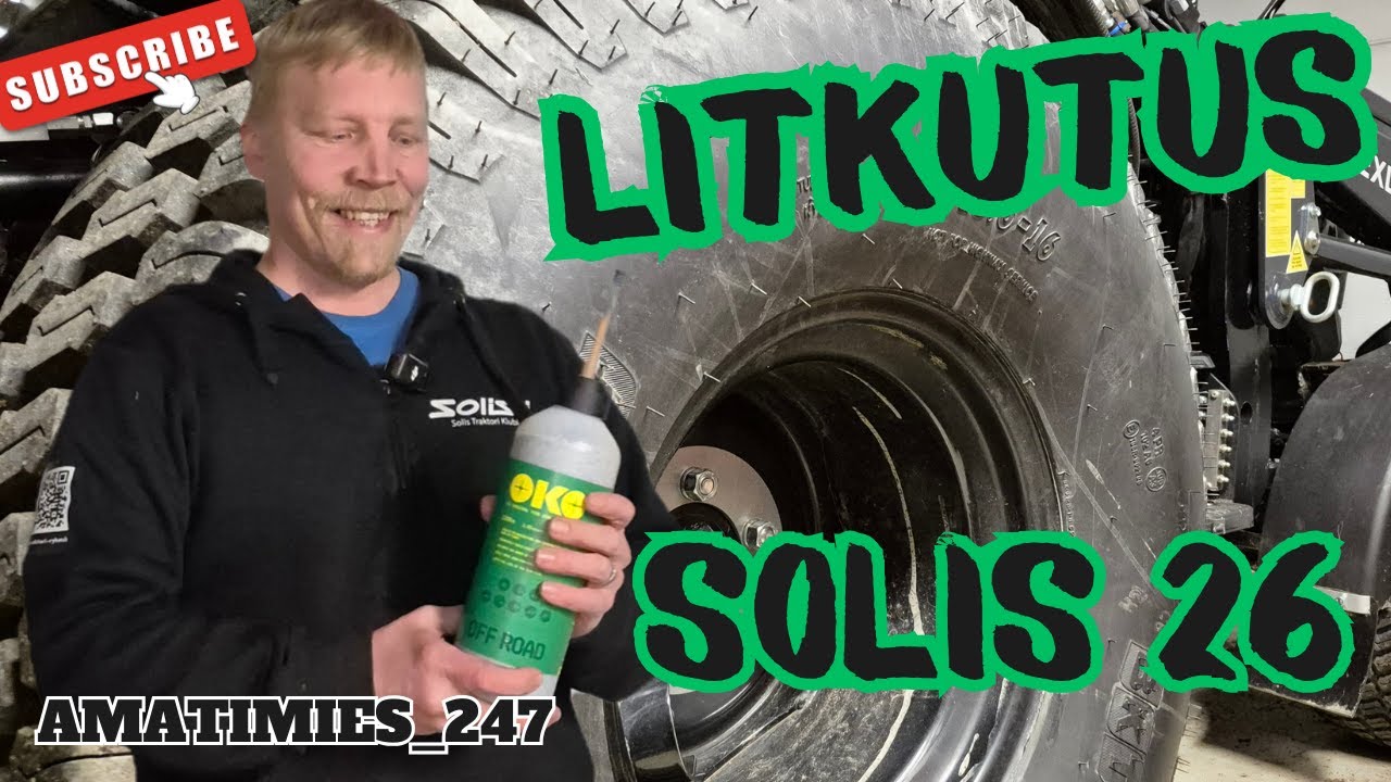 Litkutin traktorin renkaat OKOlla! Mikä meni tällä kertaa vihkoon???