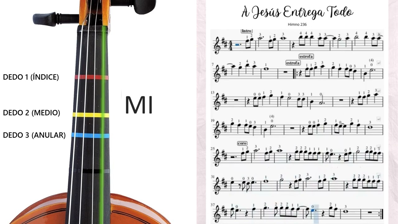A Jesús entrega todo (Violín I) I.E San Mateo