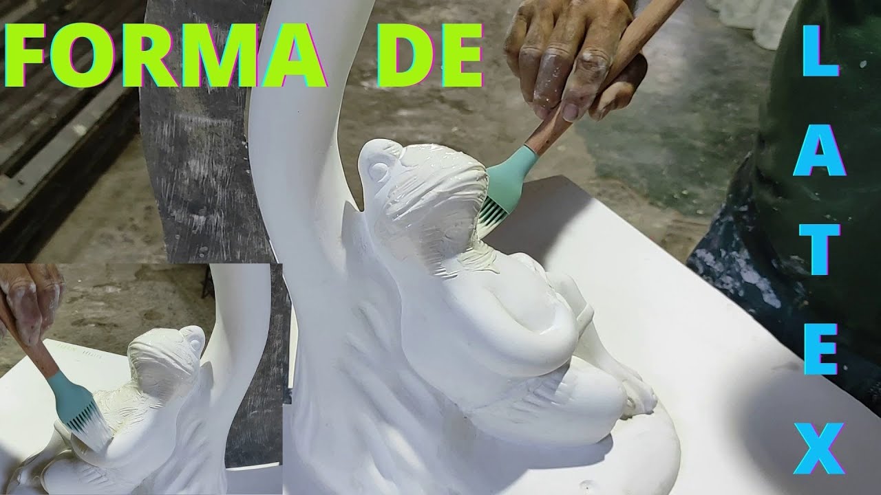 246-COMO FAZER FORMA EM LATEX PASSO A PASSO..(  FORMA DO SAPO  ) #sapo #gesso #artesanato #comofazer